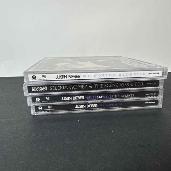 Selena Gomez‎ & Justin Bieber CDs - Lot Of 4 - Picture 13 of 13